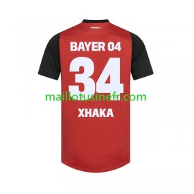 Maillot de Foot Bayer 04 Leverkusen XHAKA 34 Domicile 2024-25